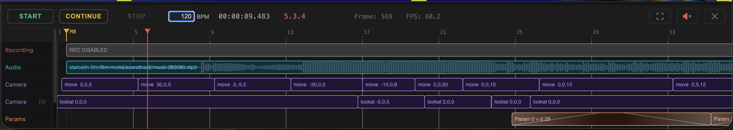 A project at 120 BPM